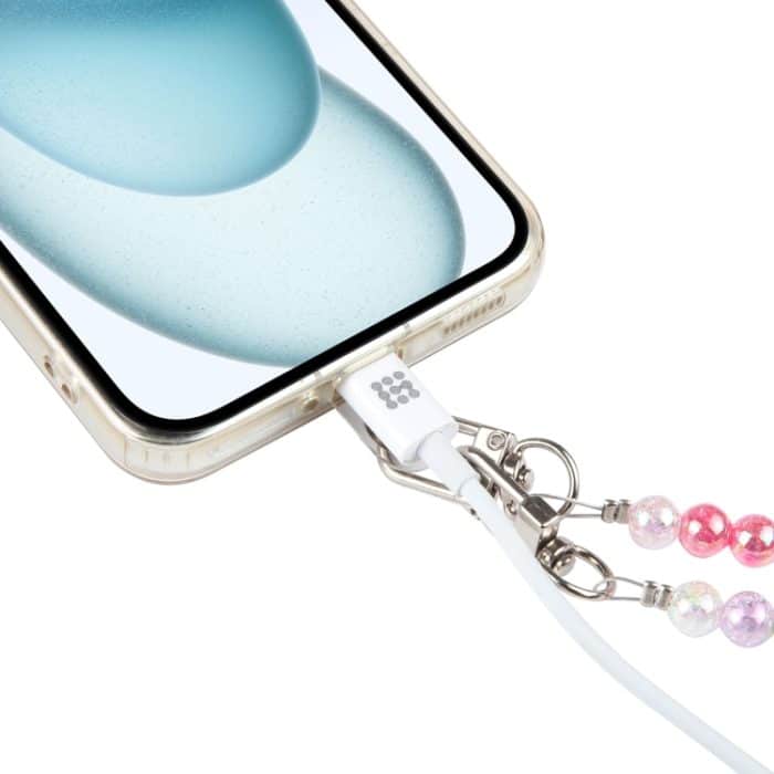 Telefon-Anti-Verlust-Umhängeband mit bunter Perlenkette – Bild 3