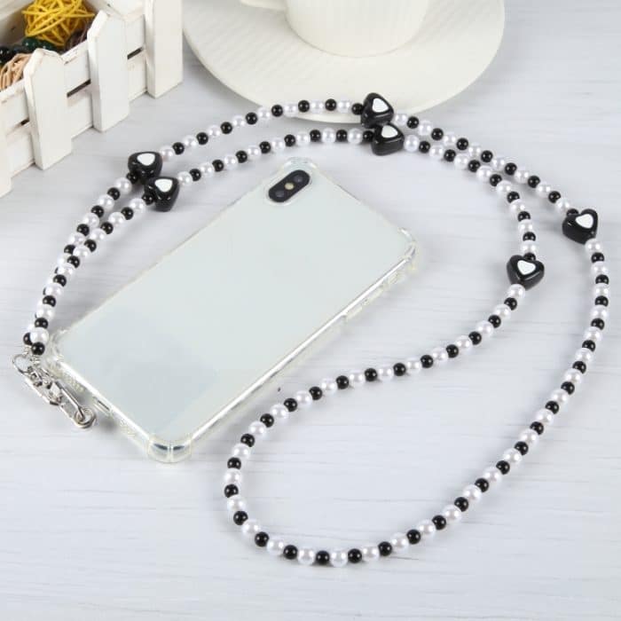 Handy-Anti-Verlust-Love-Herz-Crossbody-lange Perlenkette – Bild 4