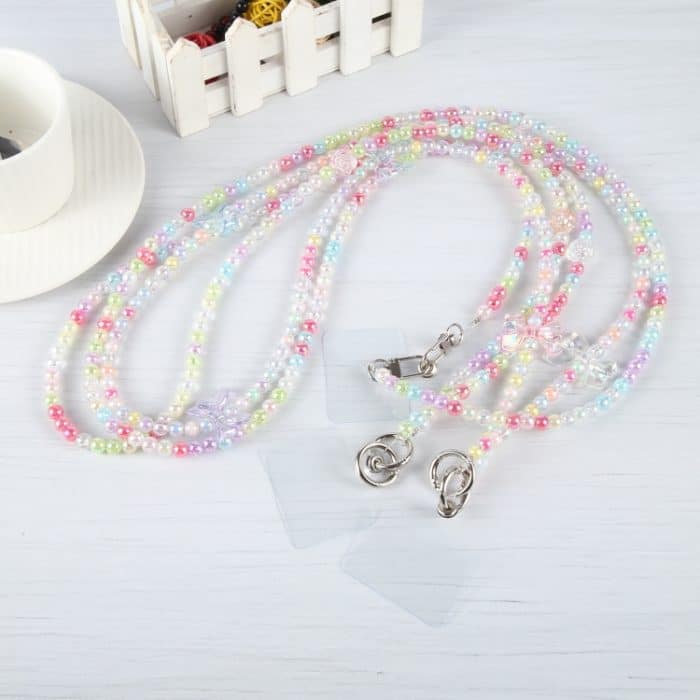 Telefon-Anti-Verlust-Perlenkette, langes Umhängeband – Bild 4