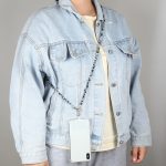 Handy-Anti-Verlust-Tintenwasch-Umhängetasche mit langer Perlenkette – Bild 5