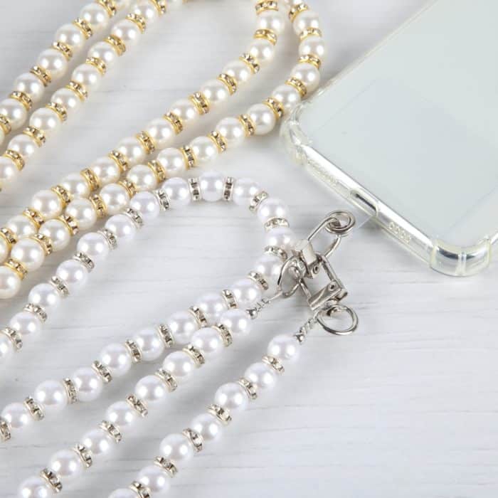 Handy-Anti-Verlust-Flash-Diamant-Crossbody-lange Perlenkette – Bild 4