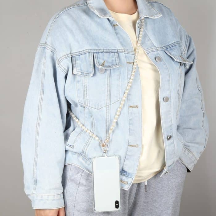 Handy-Anti-Verlust-Flash-Diamant-Crossbody-lange Perlenkette – Bild 6