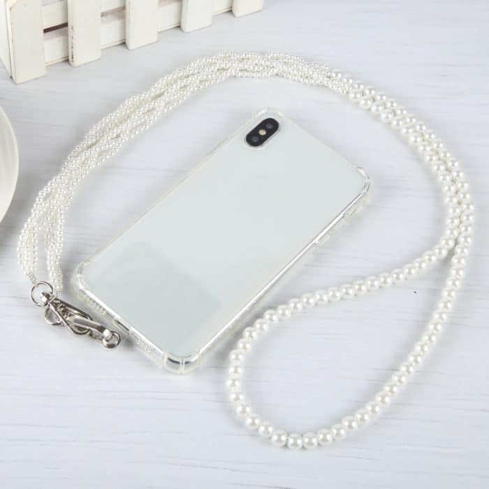 Handy-Anti-Verlust-Umhängetasche mit langer Perlenkette – Bild 2