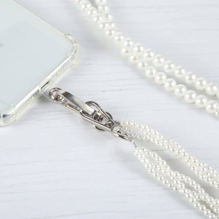 Handy-Anti-Verlust-Umhängetasche mit langer Perlenkette – Bild 4