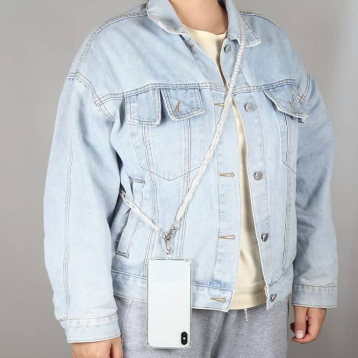 Handy-Anti-Verlust-Umhängetasche mit langer Perlenkette – Bild 5