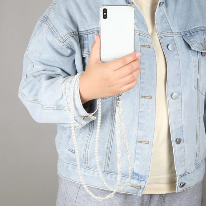 Handy-Anti-Verlust-Umhängetasche mit langer Perlenkette – Bild 6