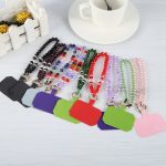 Handy-Anti-Verlust-Perlenkette, kurzes Schlüsselband mit Pad – Bild 4