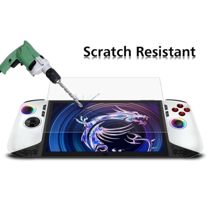 9H 0,3 mm explosionsgeschützte gehärtete Glasfolie, For MSI Claw 8 AI+, For MSI Claw 7 inch Game Console – Bild 4