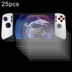 25 Stück 9H 0,3 mm explosionsgeschützte gehärtete Glasfolie, For MSI Claw 8 AI+, For MSI Claw 7 inch Game Console
