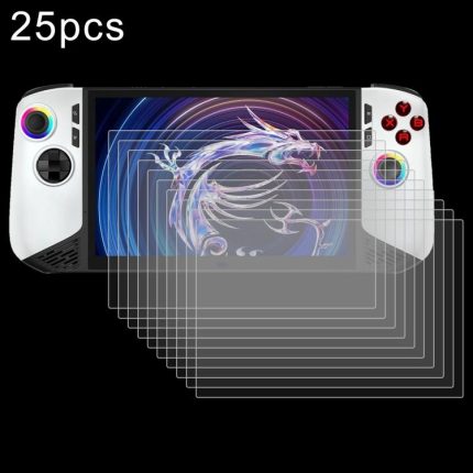 25 Stück 9H 0,3 mm explosionsgeschützte gehärtete Glasfolie, For MSI Claw 8 AI+, For MSI Claw 7 inch Game Console