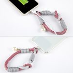 Perlenspleißendes, rundes, gedrehtes Seil, kurzes Schlüsselband – Bild 4