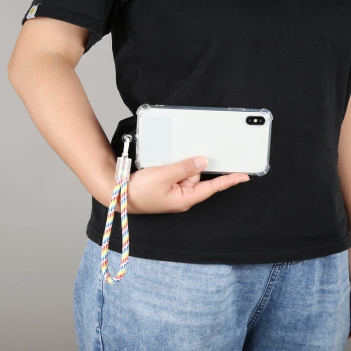 Kurzes Schlüsselband mit Kunststoffschnalle und rundem Drehseil – Bild 5