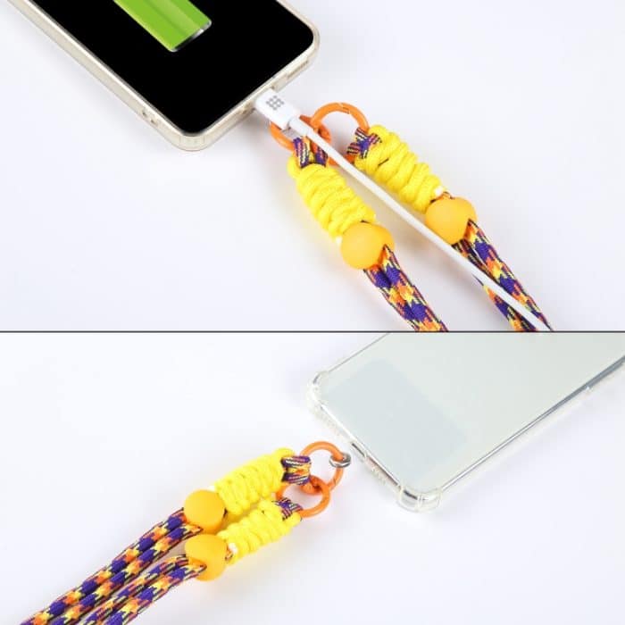 Schlankes, langes Schlüsselband mit doppelter Schnalle und Drehseil – Bild 5