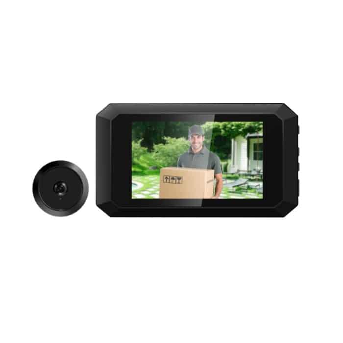 C23 3,97 Zoll 1080p Smart Digital Door Hidden Viewer Weitwinkel mit Nachtsicht, C23 – Bild 1