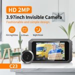 C23 3,97 Zoll 1080p Smart Digital Door Hidden Viewer Weitwinkel mit Nachtsicht, C23 – Bild 2