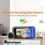 C23 3,97 Zoll 1080p Smart Digital Door Hidden Viewer Weitwinkel mit Nachtsicht, C23 – Bild 6