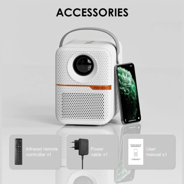 GXMO P10 Max Android 10 OS HD tragbarer WiFi-Projektor, US Plug, EU Plug, UK Plug, AU Plug – Bild 12