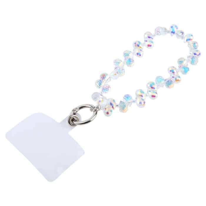 Buntes kurzes Schlüsselband aus Kristallseil – Bild 1