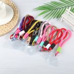 Kurzes Lanyard aus Silikon-Nylonseil – Bild 2