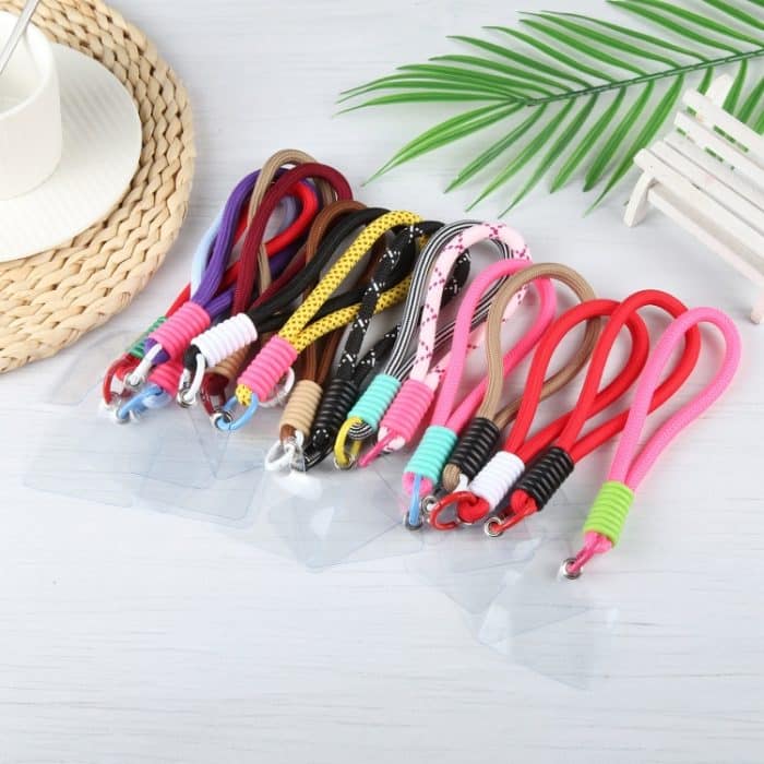 Kurzes Lanyard aus Silikon-Nylonseil – Bild 2