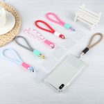 Kurzes Lanyard aus Silikon-Nylonseil – Bild 3