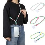 Zweifarbiges, verstellbares langes Umhängeband für Mobiltelefone – Bild 5