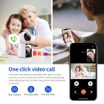 ESCAM QF104 One-Click-Videoanruf 3MP Indoor-Humanoid-Erkennung Akustischer Alarm Farbe Nachtversion Intelligente WiFi-Kamera, AU Plug, US Plug, UK Plug, EU Plug – Bild 4