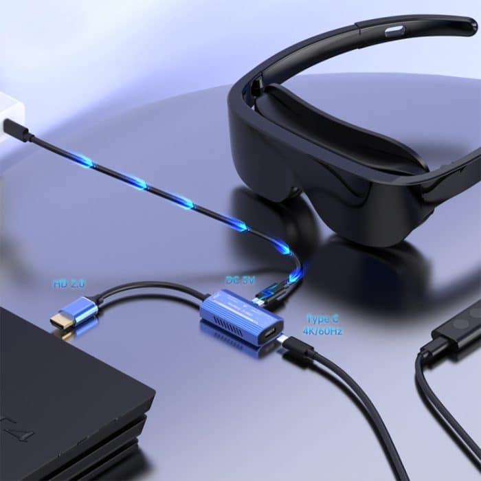 H161 4K 60 Hz HDMI-auf-Dual-USB-C/Typ-C-Videoadapterkabel – Bild 4