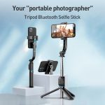 ZGA S01 Bluetooth-Fernbedienung, abnehmbarer Stativ-Selfie-Stick, S01 – Bild 3