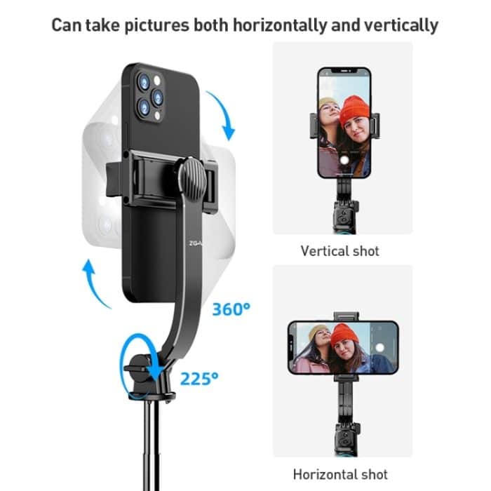 ZGA S01 Bluetooth-Fernbedienung, abnehmbarer Stativ-Selfie-Stick, S01 – Bild 8