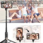 ZGA S02 Bluetooth-Fernbedienung, versteckter Stativ-Selfie-Stick, S02 – Bild 5