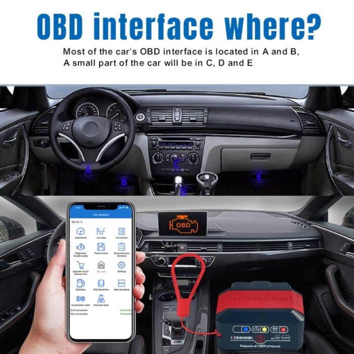 KONNWEI KW905 Bluetooth 5.0 Auto-OBD2-Scanner unterstützt Android und iOS, KW905 – Bild 7
