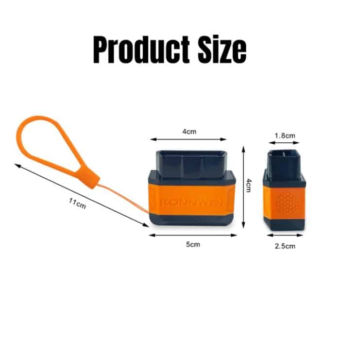 KONNWEI KW906 Bluetooth 5.0 Auto-OBD2-Scanner unterstützt Android und iOS, KW906 – Bild 8