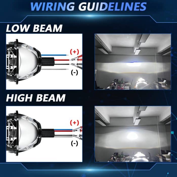 T02 1 Paar 2,5-Zoll-Auto-Bifokal-LED-Linsenscheinwerfer, T02 – Bild 9