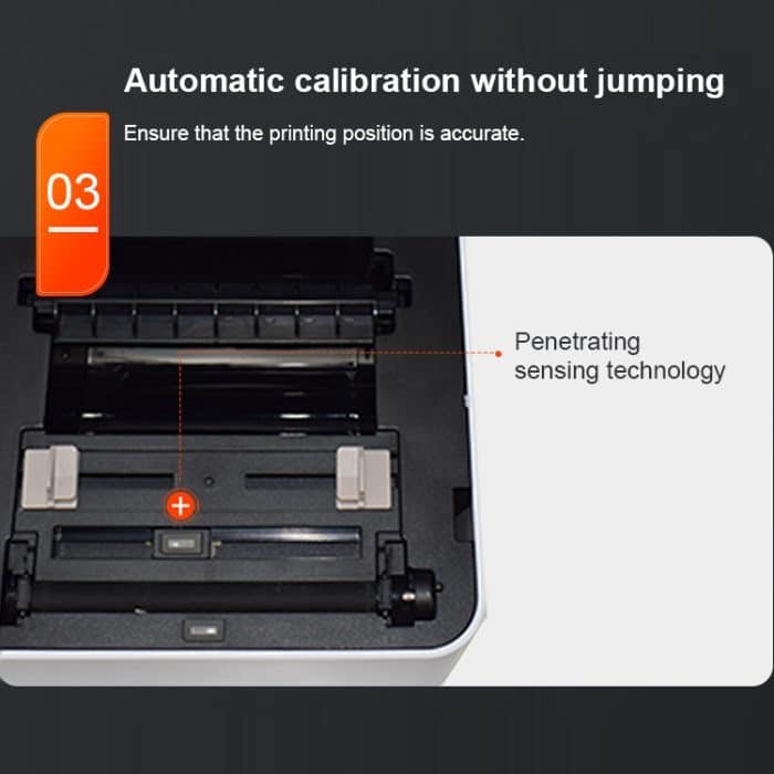 ZJ-9250 100 x 150 mm USB-Bluetooth-Thermoetikettendrucker, US Plug, EU Plug, UK Plug, AU Plug – Bild 5