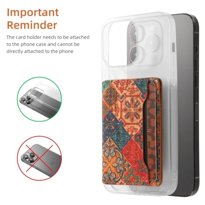 Vier-Jahreszeiten-Blumenkarten-Taschen-Handy-Rückseitenaufkleber – Bild 7