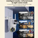 Q8216 4MP Zwei-Wege-Sprach-IP66-wasserdichte WLAN-Außenkamera, US Plug, UK Plug, AU Plug, EU Plug – Bild 5