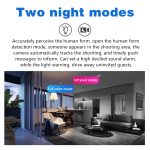 CM-I311M 5MP Smart HD Elektronische PTZ Wireless WiFi Überwachungskamera, EU Plug, US Plug, UK Plug, AU Plug – Bild 7