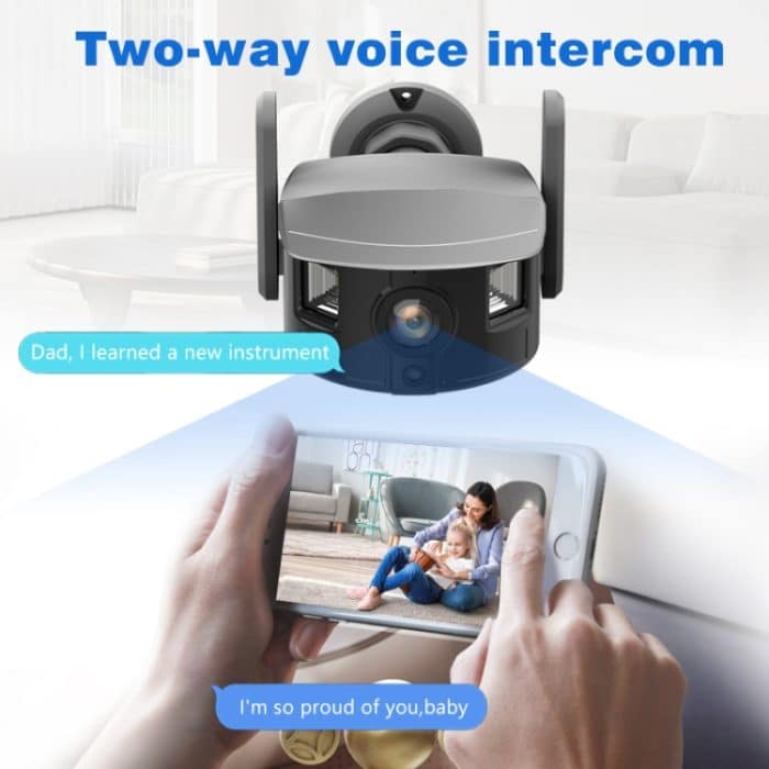 CM-I311M 5MP Smart HD Elektronische PTZ Wireless WiFi Überwachungskamera, EU Plug, US Plug, UK Plug, AU Plug – Bild 8