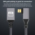 Micro-HDMI-Stecker-Winkelstück auf HDMI-Buchse, 4K-UHD-18-Gbit/s-Verbindungskabel, 20cm – Bild 2