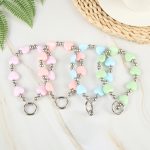 Handy-Anti-verlorene Liebes-Herz-Perlenkette, kurzes Schlüsselband – Bild 2