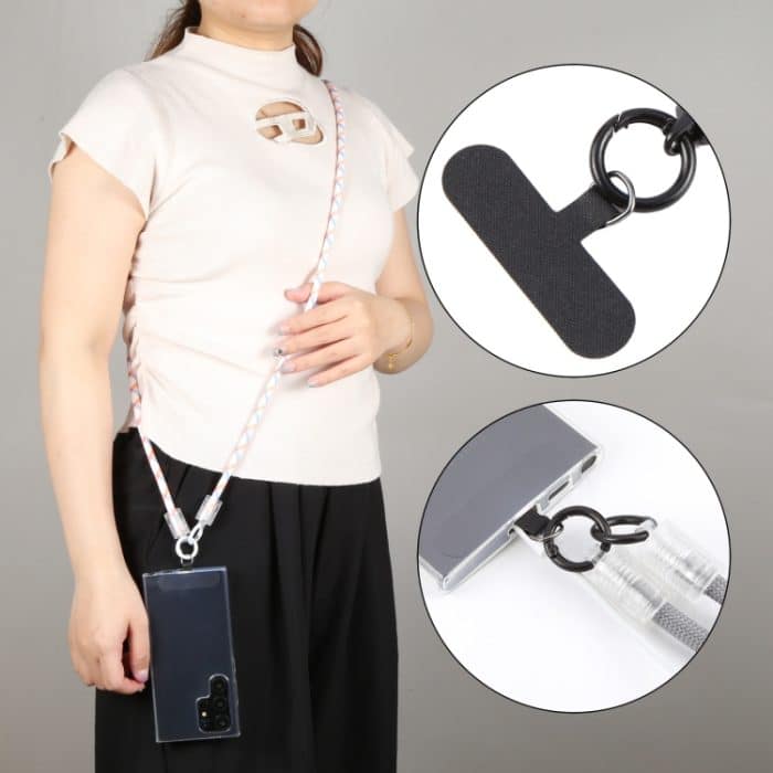 Transparente Schnalle, Anti-Verlust-Gurt, Telefon-Umhängeband, langes Schlüsselband – Bild 5