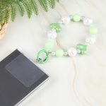 Laser Pearl Heart Bead Chain Anti-Verlust-Kurzes Schlüsselband – Bild 5