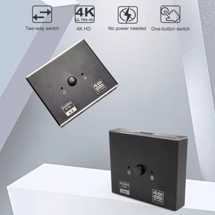 OZ 4K 60Hz 2-in-1-Out-Zwei-Wege-HDMI-Umschalter – Bild 2