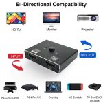 OZ 4K 60Hz 2-in-1-Out-Zwei-Wege-HDMI-Umschalter – Bild 4