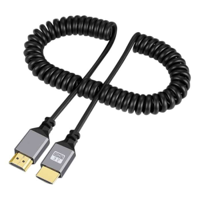 EDA006448701A.jpg HDMI OD4.0 Federkabel, Länge: 0,5 m ~ 2,4 m, HDMI Type-A to HDMI Type-A, HDMI Type-A to HDMI Type-C, HDMI Type-A to HDMI Type-D – Bild 1