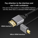 HDTV auf Micro-HDTV-Kniestück-Federkabel für DSLR-Kamera, HDTV to Micro HDTV – Bild 3