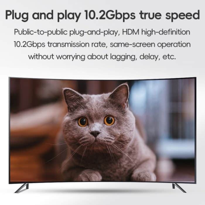 Mini-HDTV-auf-HDTV-HD-Videodaten-Adapterkabel mit rechtwinkligem Kopf für DSLR-Kamera – Bild 4