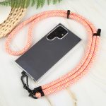 8mm Twill Textur Einstellbare Telefon Anti-verloren Halskette Nylon Crossbody Lanyard – Bild 5
