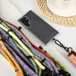 8mm Twill Textur Einstellbare Telefon Anti-verloren Halskette Nylon Crossbody Lanyard – Bild 6